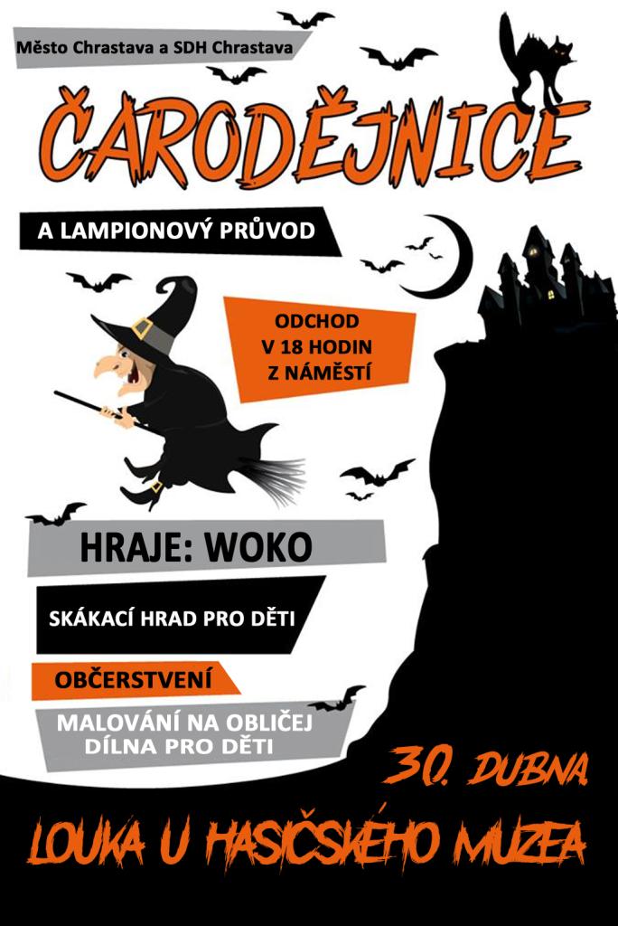 www.vstupzdarma.cz carodejnice a lampionovy pruvod 2024 chrastava