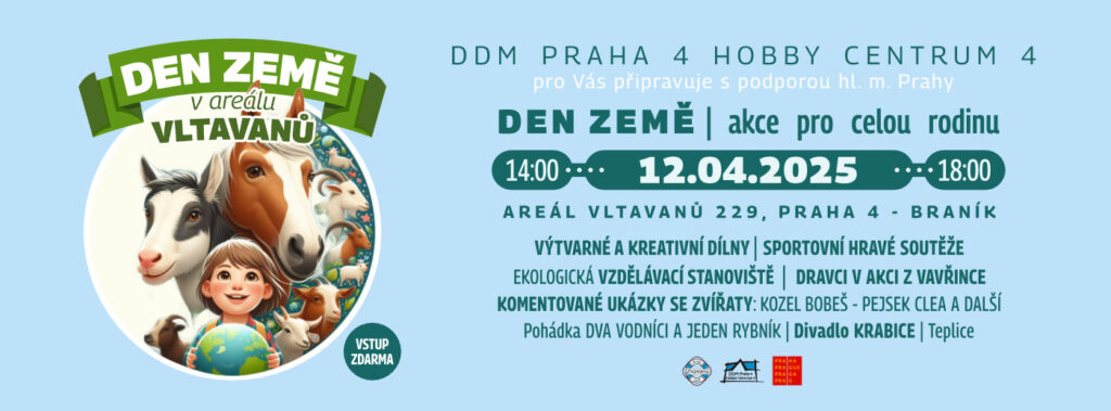 www.vstupzdarma.cz den zeme 2025 v arealu vltavanu 1024x379