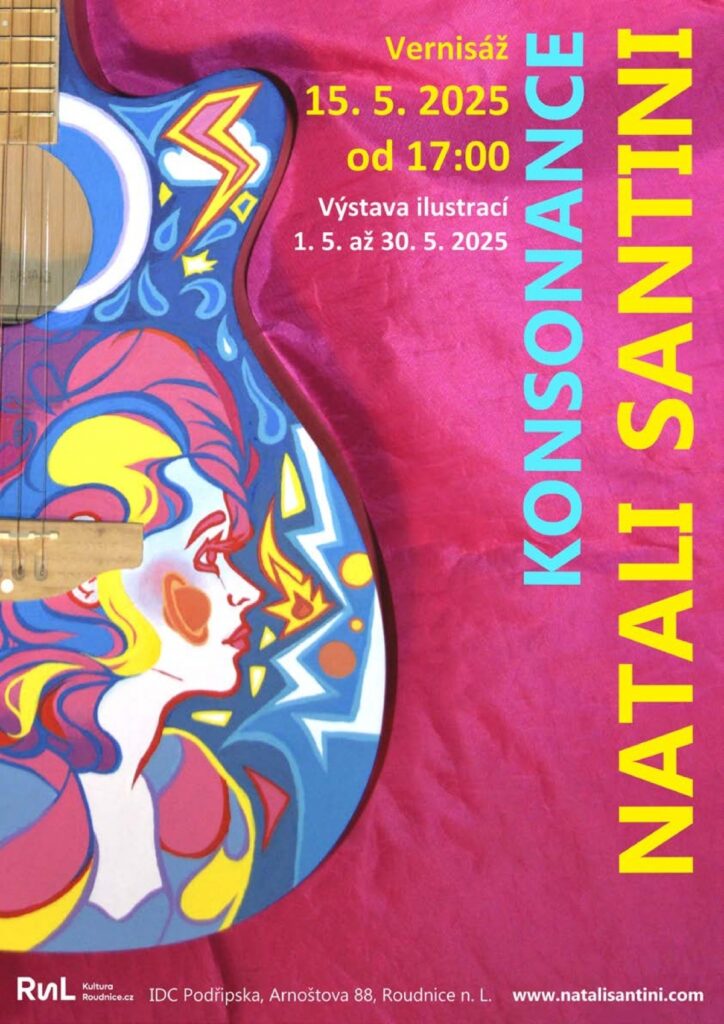 www.vstupzdarma.cz natali santini konsonance plakat 2025 724x1024