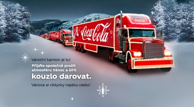 Vánoční kamion Coca-Cola 2022 - Valašské Meziříčí