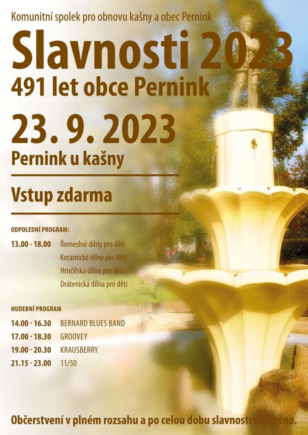 Slavnosti obce Pernink 2023