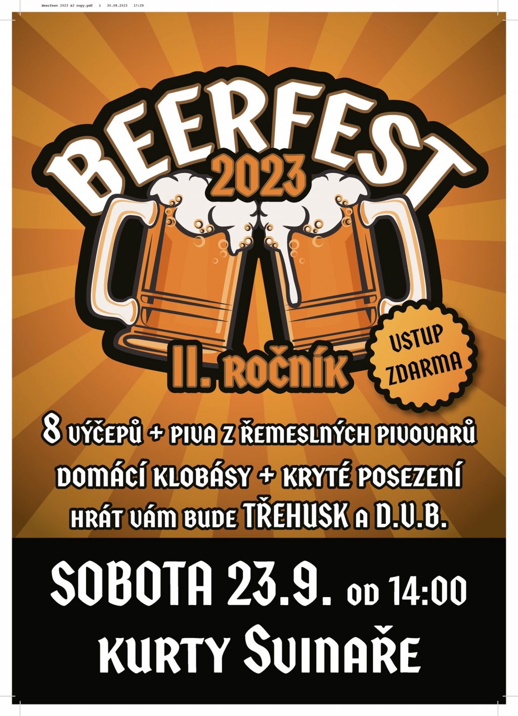 Beerfest Svinaře 2023