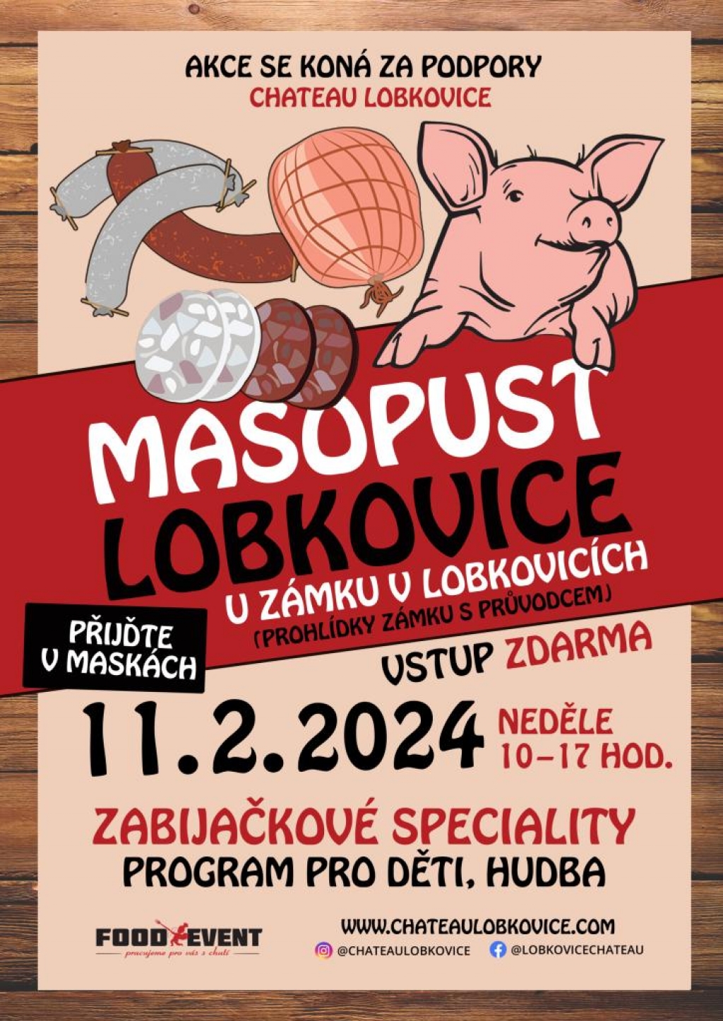 Masopust na zámku v Lobkovicích 2024