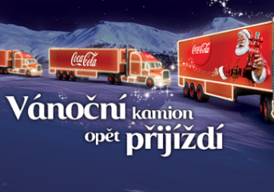 Vánoční kamion Coca-Cola 2015 - Uherský Brod