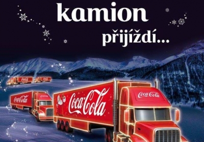 Vánoční kamion Coca-Cola 2016 - Mikulov