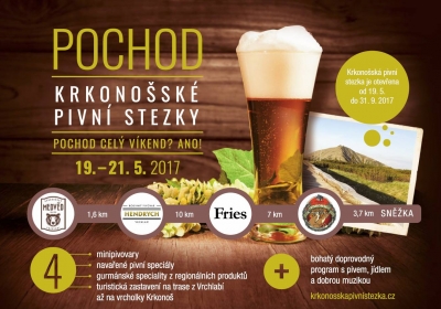 Pochod Krkonošské pivní stezky 2017