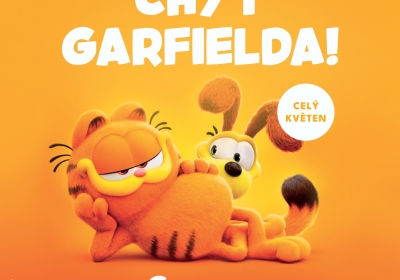  Garfield se ztratil v Centru Černý Most. Pomozte ho chytit a vyrazte na premiéru nového filmu. Interaktivní hra o hodnotné ceny potrvá celý květen