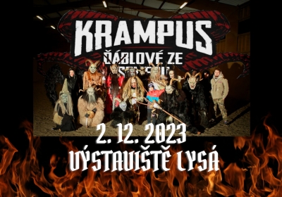Krampusáci - Ďáblové ze severu na Výstavišti v Lysé 2023