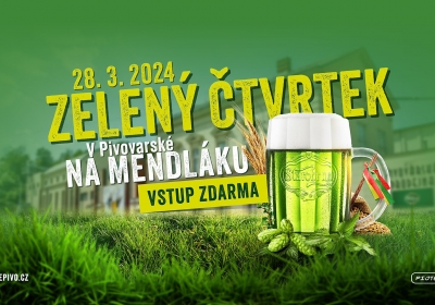 Zelený čtvrtek v Pivovarské na Mendláku 2024