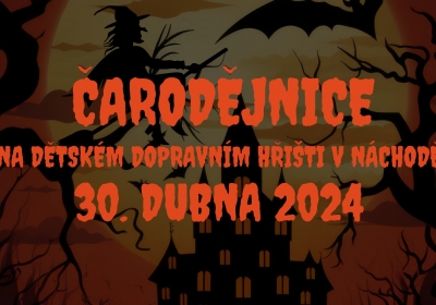 Čarodějnice na Dětském dopravním hřišti v Náchodě-Bělovsi 2024