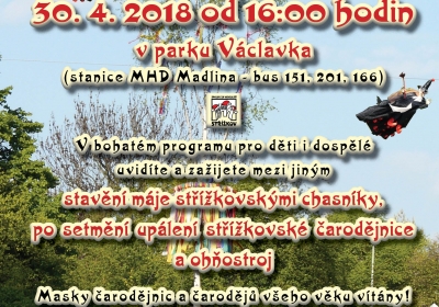 Stavění májky a pálení čarodějnic na Střížkově 2018