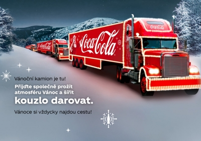 Vánoční kamion Coca-Cola 2022 - Pardubice