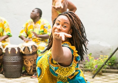 Workshop tradičního afrického tance ghanské oblasti