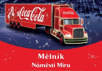 Vánoční kamion Coca-Cola 2022 -  Mělník