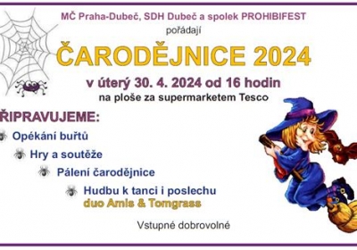 Čarodějnice - Dubeč 2024