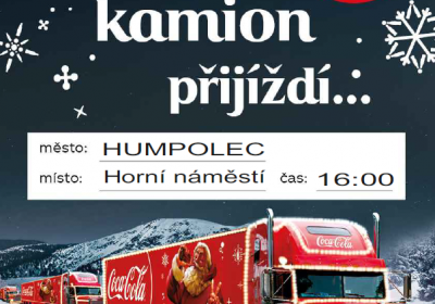 Vánoční kamion Coca-Cola 2018 - Humpolec