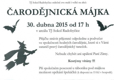 Čarodějnická májka 2015 - Radobyčice