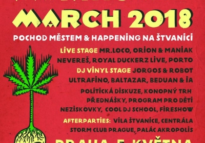Million Marihuana March 2018 Prague