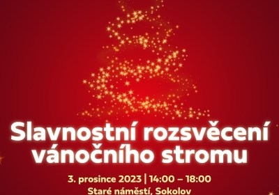 Rozsvěcení vánočního stromu Sokolov 2023