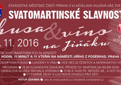 Svatomartinské slavnosti na Jiřáku v Praze 2016