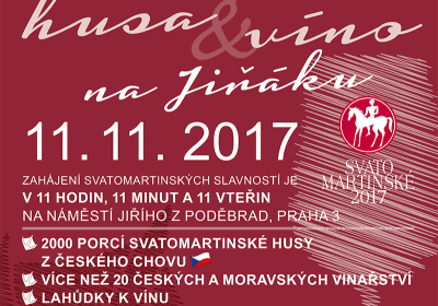 Svatomartinské slavnosti na Jiřáku v Praze 2017