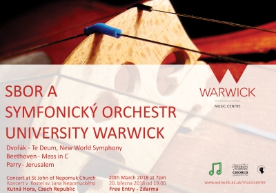 Koncert Sbor a Symfonický Orchestr University Warwick