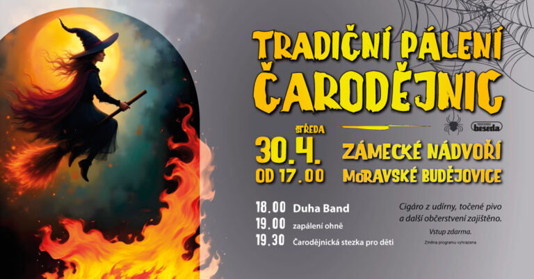 www.vstupzdarma.cz tradicni paleni carodejnic 2025 zamecke konirny 768x402