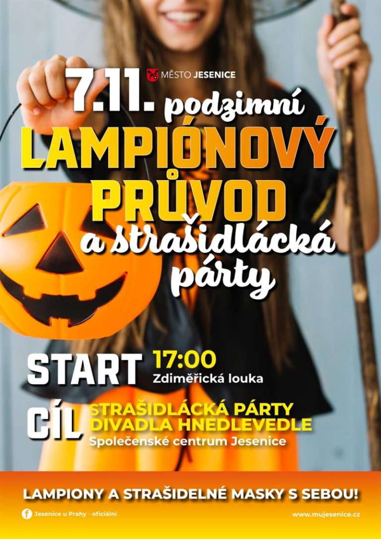 www.vstupzdarma.cz strasidelny lampionovy pruvod dusickova noc jesenice 2025 768x1086