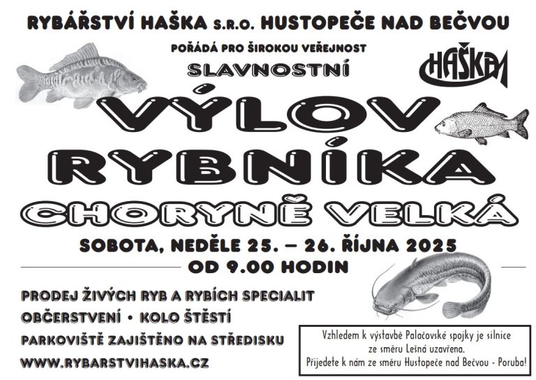 www.vstupzdarma.cz vylov rybnika choryne velka 2025 768x544