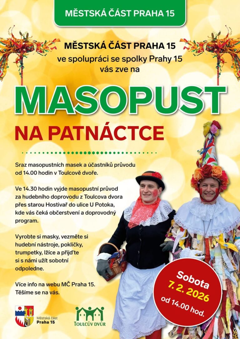 www.vstupzdarma.cz masopust na patnactce v toulcove dvore 2025 768x1086